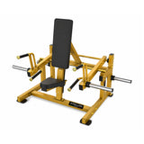 Apollon Fitness Deadlift Machine sprava za mrtvo dizanje sa zlatnom konstrukcijom i više pozicija za hvat, namenjena treningu gluteusa, zadnje lože, leđa i zadnjeg lanca.
