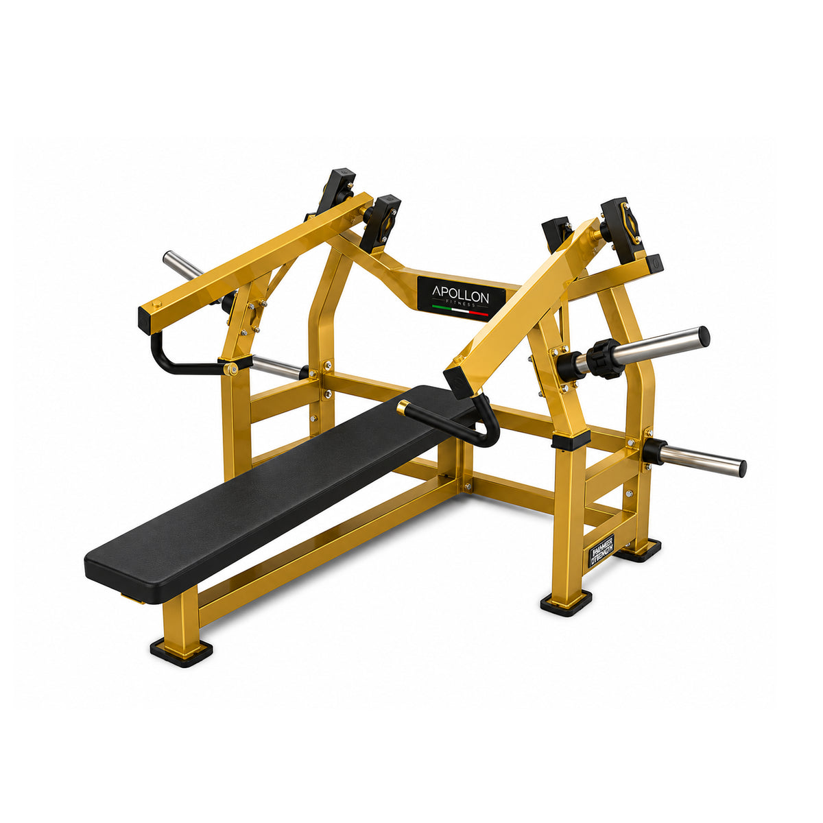 Apollon Fitness horizontalna presa za grudi – Plate Loaded Chest Press sprava sa slobodnim opterećenjem za profesionalne teretane.
