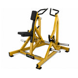 Apollon Fitness Iso-Lateral Low Row sprava za donje veslanje sa zlatnom konstrukcijom, nezavisnim polugama i višestrukim hvatovima, namenjena profesionalnom treningu leđa, latissimusa, trapeza i bicepsa.
