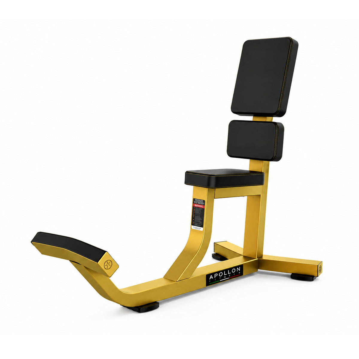 Apollon Fitness Multi Bench – profesionalna višenamenska sedeća klupa sa naslonom i osloncem za stopala za trening sa bučicama i slobodnim opterećenjem.
