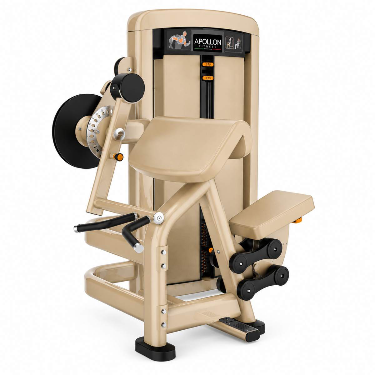 Sprava za biceps Biceps Curl Apollon Fitness – profesionalna sprava za izolovani trening bicepsa sa osloncem za nadlaktice i podesivim opterećenjem.
