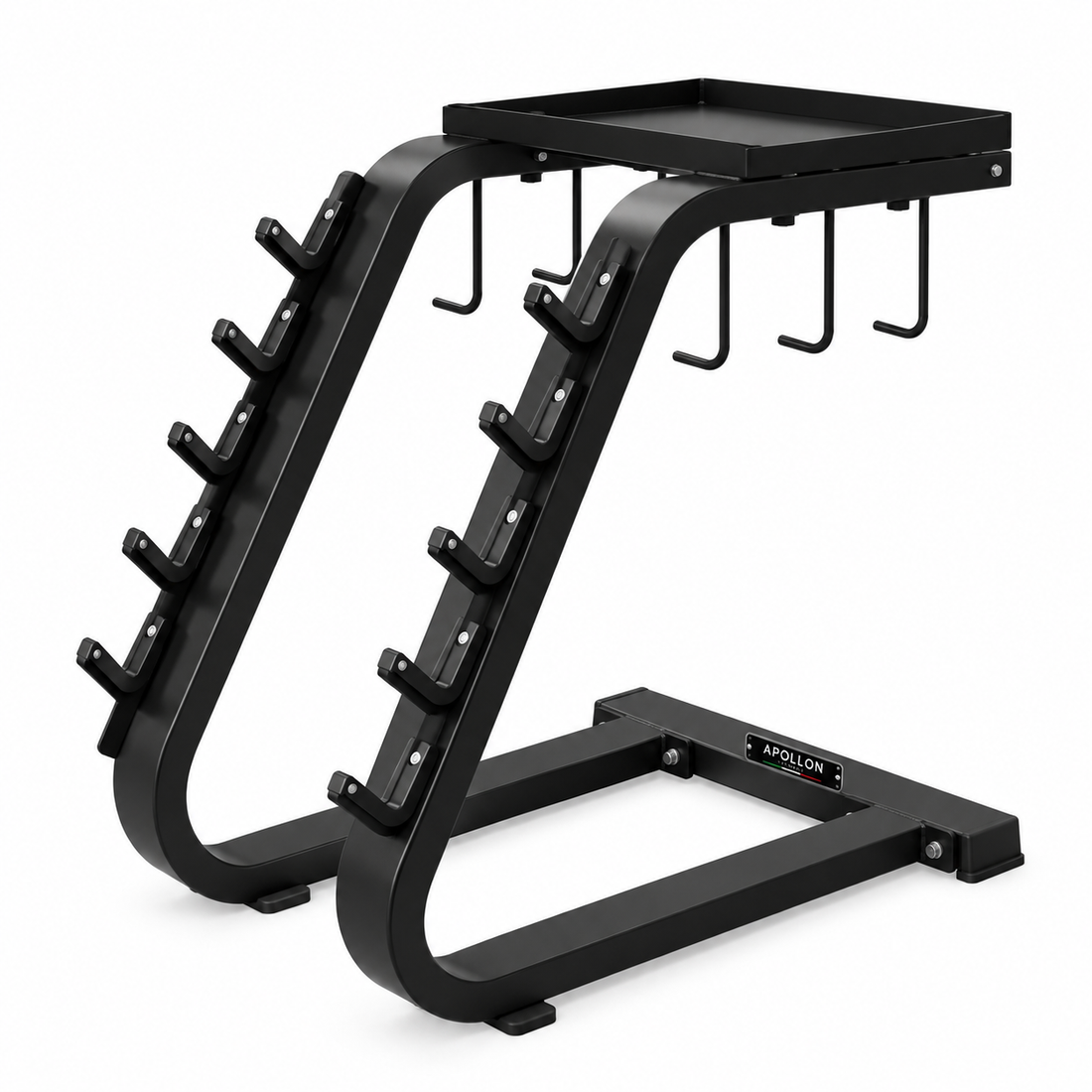 Stalak za ručke i dodatke Handle Rack – Apollon Fitness, profesionalni stalak za organizaciju i odlaganje fitness opreme u teretani.