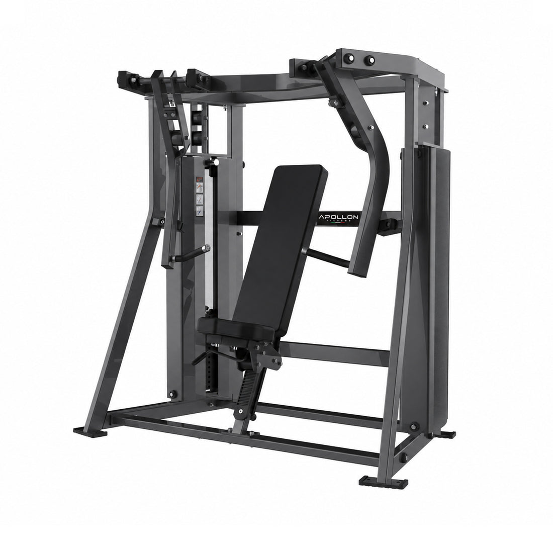 Apollon Fitness kosa presa za grudi – Iso-Lateral Super Incline Press za profesionalni trening gornjeg dela grudi, ramena i tricepsa.
