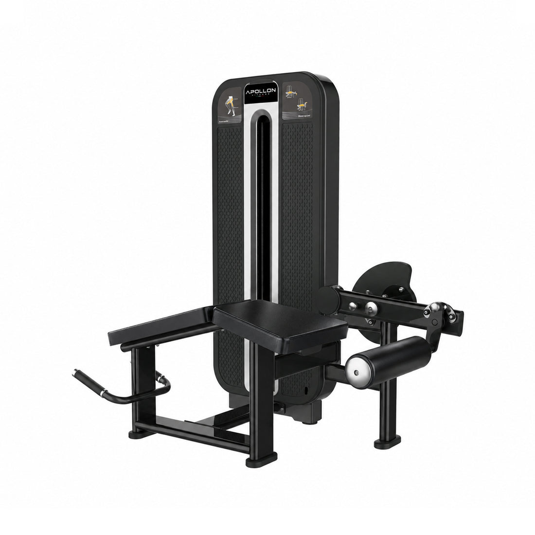 Apollon Fitness sprava za zadnju ložu – Prone Leg Curl, profesionalna fitness oprema za trening zadnje strane butina
